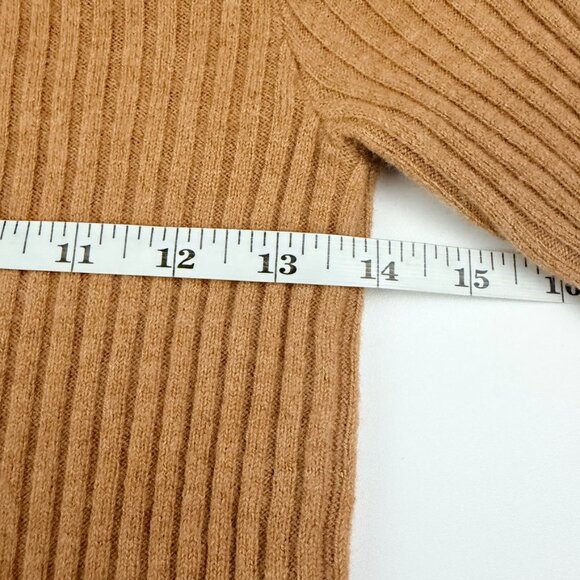 NWT Mollusk California Ribbed Knit Sweater Tee Women's Size XS Fawn Merino Wool - Picture 6 of 10